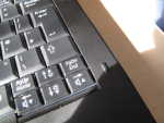 Retaining clip beside page down key
